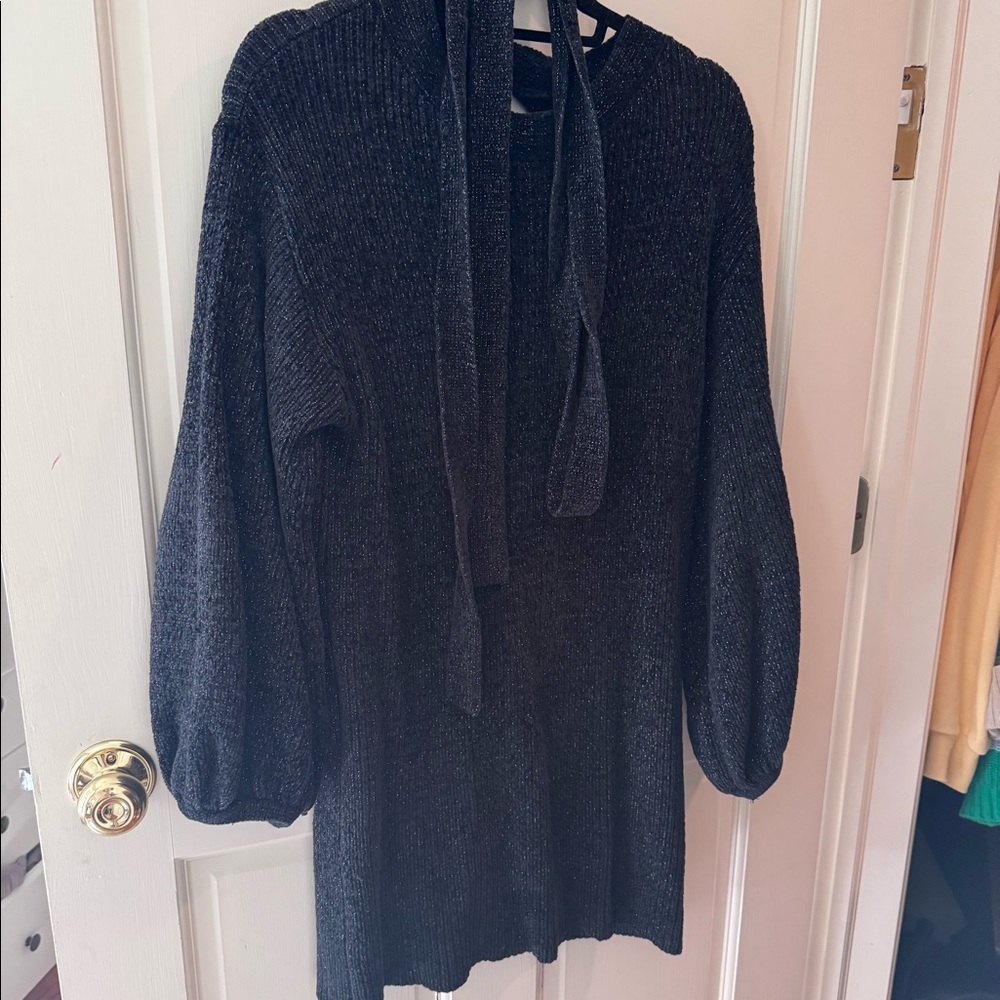 Something Navy sweater dress